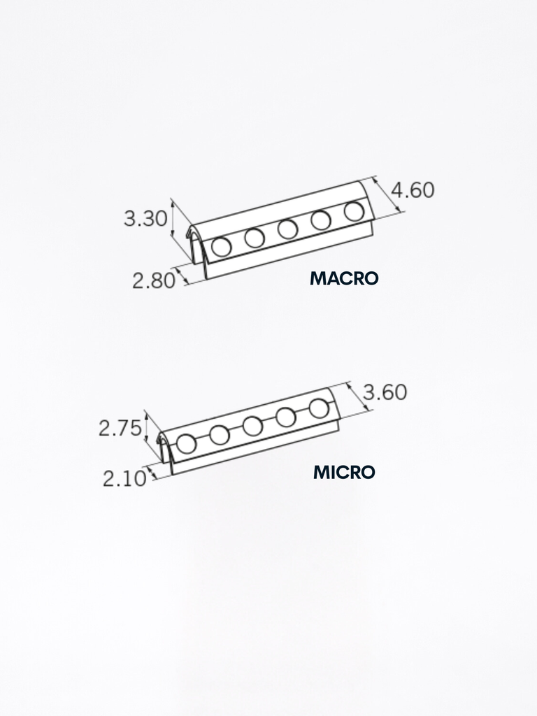 Dolder® System Femmina D L50 Micro - Macro Misure