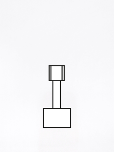 Barra a profilo rotondo con cavaliere Asse di trasferimento